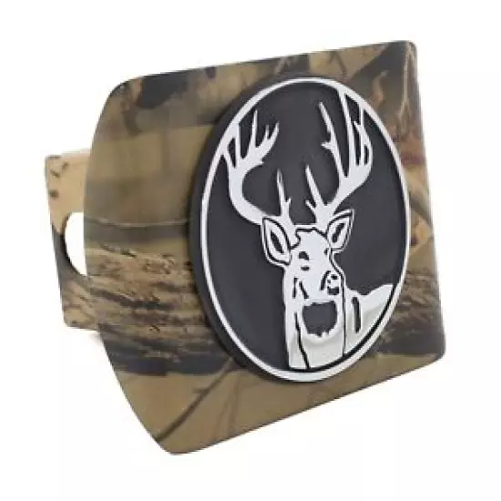 Buck Deer Metal Hitch Cover