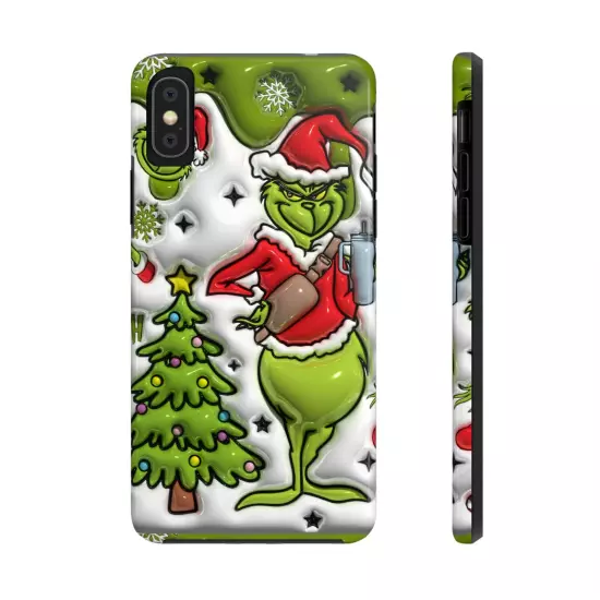 Grinch Tough Phone Cases Samsung S20 S21 S22 S23 Iphone 15 14 13 12 11