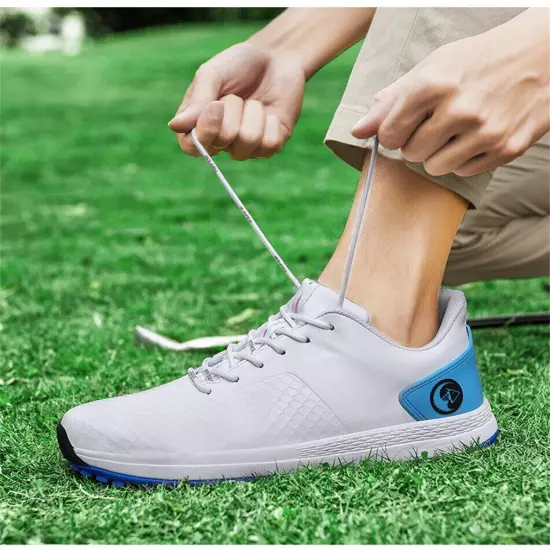 Comfortable Golf Shoes Men's Non-Slip Sneakers Waterproof Spikeless Golf Shoes