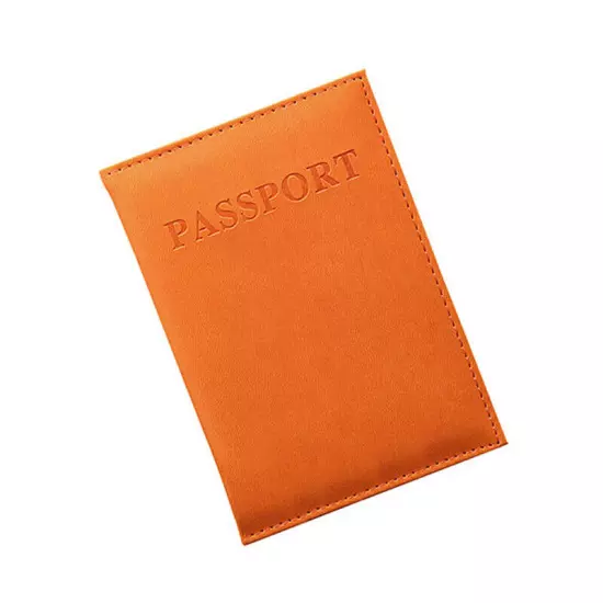 PU Leather Passport Cover Case Travel ID Card Ticket Passport Holder Protector