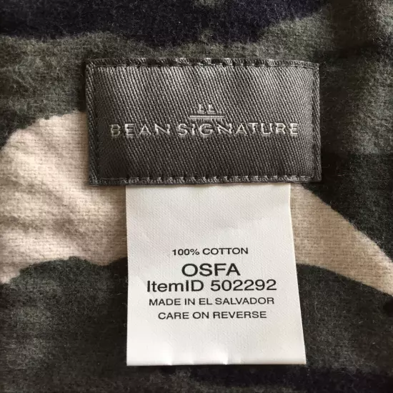 ll bean Signature men's 100% Cotton Scarf