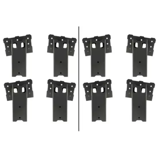 Highwild Platform Brackets Multi-Use 4x4 Compound Angle Brackets (2 X Set of 4)