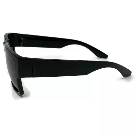 Large Square CHOLO Sunglasses Super Dark OG LOCS Style GANGSTER Style Black Kim