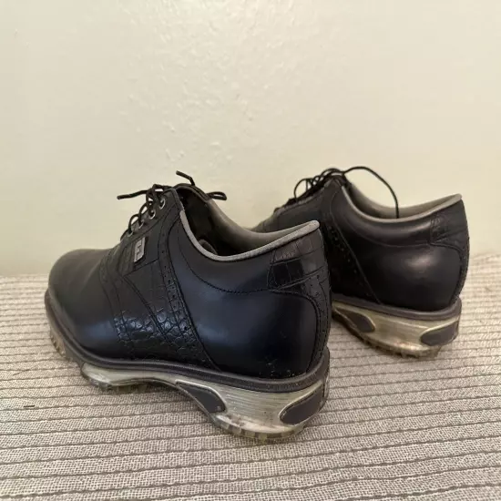 FootJoy 53678 FJ Dryjoys Tour Opti Flex2 Men's Sz 12 Black Leather Golf Shoes