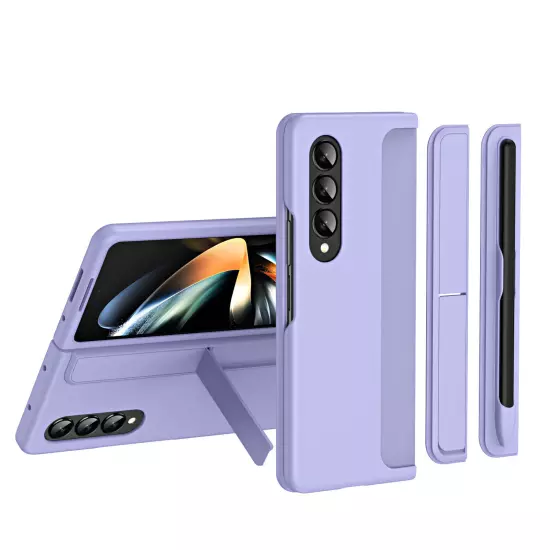 For Samsung Galaxy Z Fold 5 Fold 4/3 Rugged Bracket Stand Holder Case with S Pen