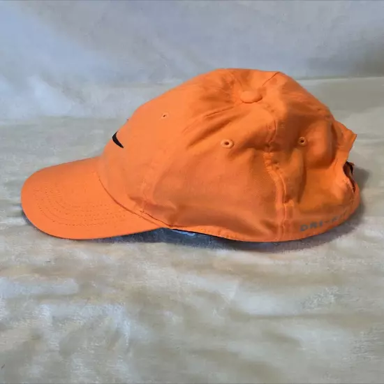 Nike Golf Men's Dri-Fit Orange Hat Adult Adustable Outdoors Jogging Cap