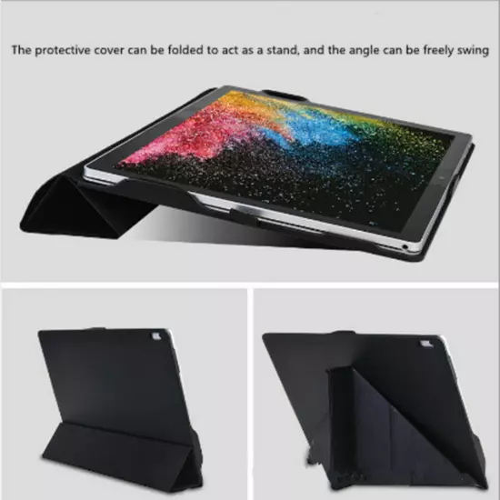 Luxury Thin Slim No Sewing Case Cover For Microsoft Surface Book 3 2 1 13.5"