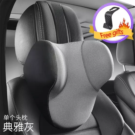 Neck Pillow Car Seat Pillow Support Auto Lumbar Cushion Headrest Lumbar Support