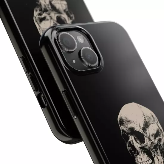 Dark Skeleton Skull Tough iPhone & Samsung Galaxy Cases Cover, Gift For Men