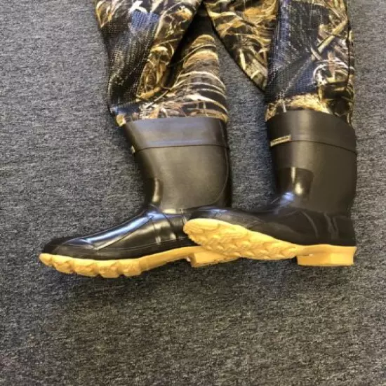 Kobuk Premium Hybrid Realtree Max-5 Camo Hunting Wader Lug Boot Size 10 Reg 600G