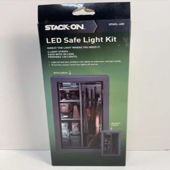 NEW Stack-On SPAEL-400 LED Gun Safe Lighting Kit With 4 LED Strips