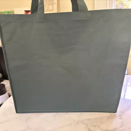 Harrods Knightsbridge Large Branded Dark Green Tote Bag NWT