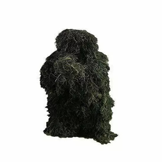 HaoFst Medium Size Ghillie Suit Camo Jungle Camouflage Forest Hunting 4PCS + ...