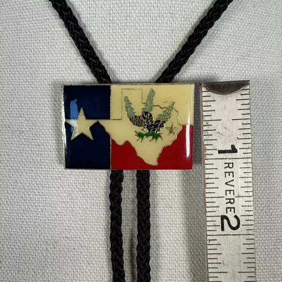 Texas Western Gold Tone Bolo Tie