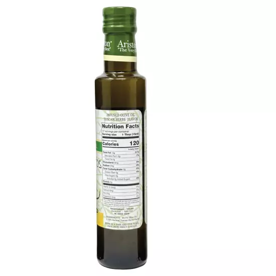 Ariston Tucan Herb Infused Olive Oil 8.45 fl oz 2 pk with mess free pour spout