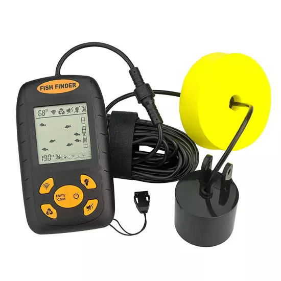 100m Fish Finder Oltrasonic Fishfinder Fishing With LCD Display GDM Portable