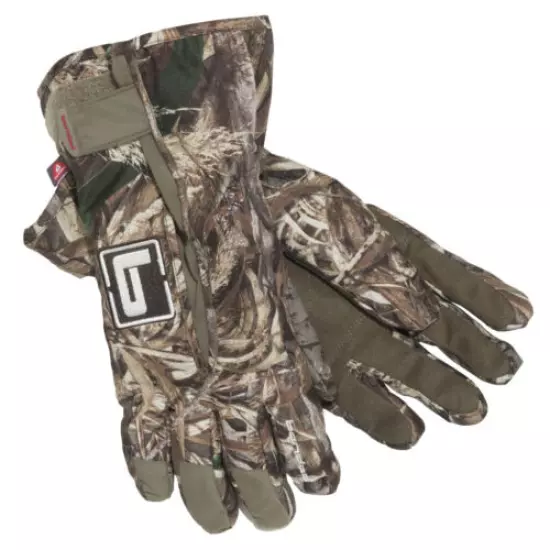 Banded Squaw Creek Gloves Realtree MAX 5 Camo Waterproof Primaloft Insulation