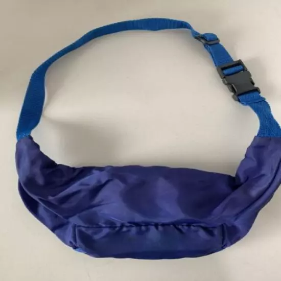 Gani Sport Fanny Pack Blue Adjustable Strap Lightweight Sport Vintage