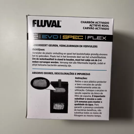 Fluval Spec Replacement Carbon 3 Pack : New Free Shipping.