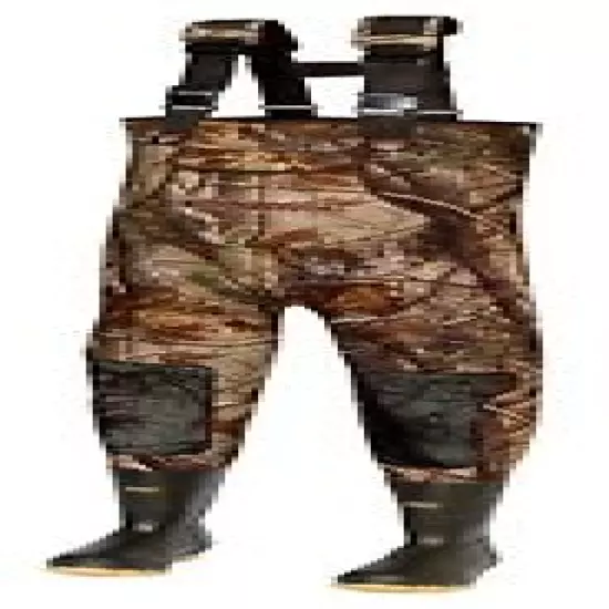 New KOBUK Men 4mm Hardwoods Green Camo Hunting Neoprene Wader Lug Boots Size 13