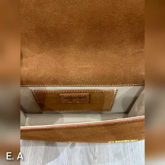 JACQUEMUS bag, NEW, natural suede