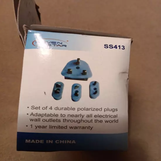 Seven Stars Travel Adapter Plugs SS413