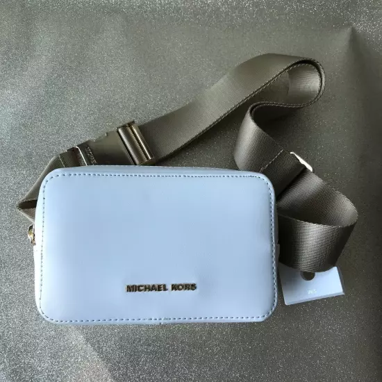 Michael Kors white leather belt bag Sling pack Size : S/M NWT