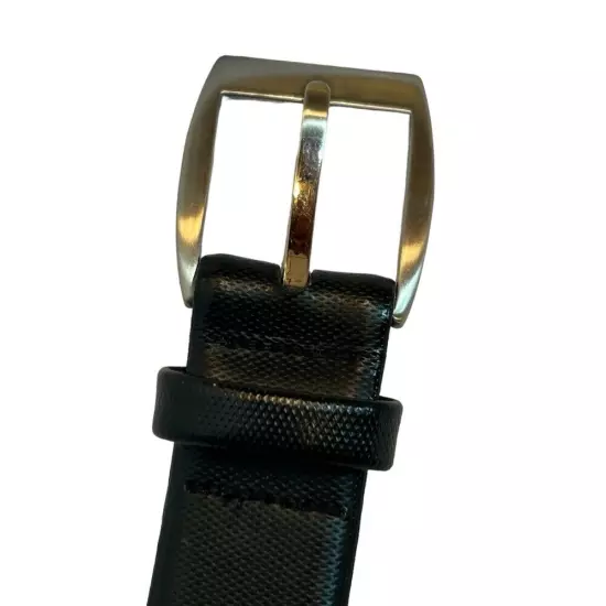 Jhane Barnes Mens Genuine Leather Black Belt Size 38