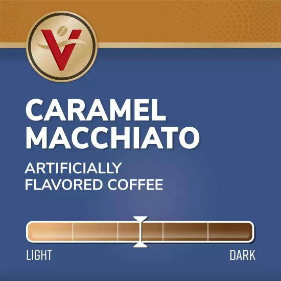 Caramel Macchiato Flavored, 80 Count, Medium Roast, Single Serve Coffee Pods ...