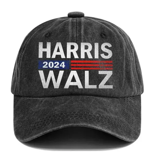 Kamala Harris Tim Walz Hat (Embroidered Dad Cap) Harris Walz 2024 USN