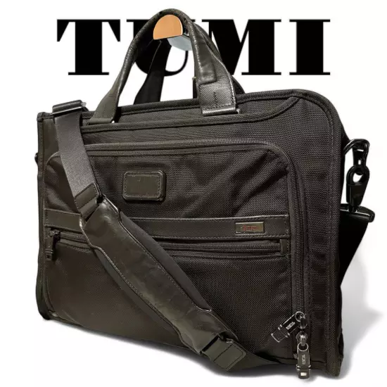 Tumi Business Bag Black Crossbody 2Way Alpha Ii