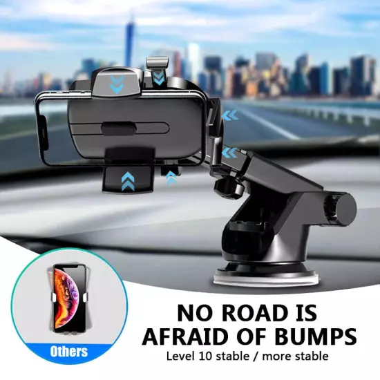 360° Universal Car Mount Holder Stand Windshield Dashboard For Mobile Phone GPS