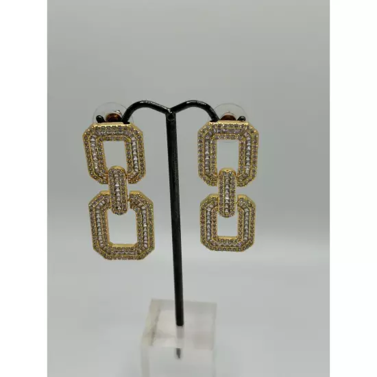 Eye Candy LA Luxe Collection 18k Gold Plated Earrings 