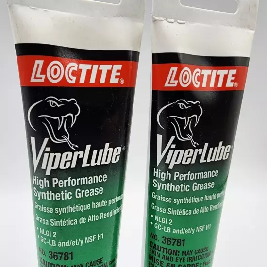 Loctite Viper Lube High Performance Synthetic Grease 2 Tubes 3oz No. 36781