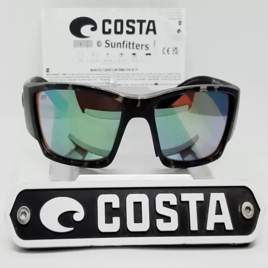 COSTA DEL MAR wetlands/green mirror CORBINA PRO polarized 580G sunglasses NEW!