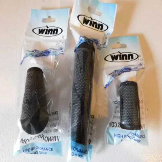 Winn Charcoal + Black 4" casting swell grip for rod building