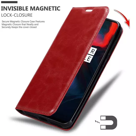 Case for OnePlus 6 Cover Protection Book Wallet Magnetic Book