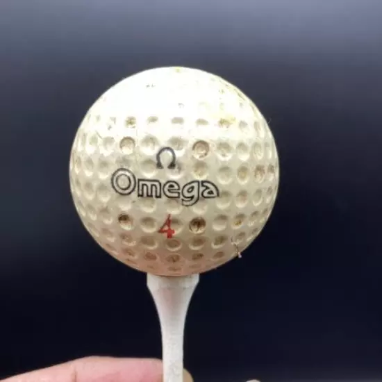 RARE, Scarce Early Vintage Omega 4 Faultless Golf Ball