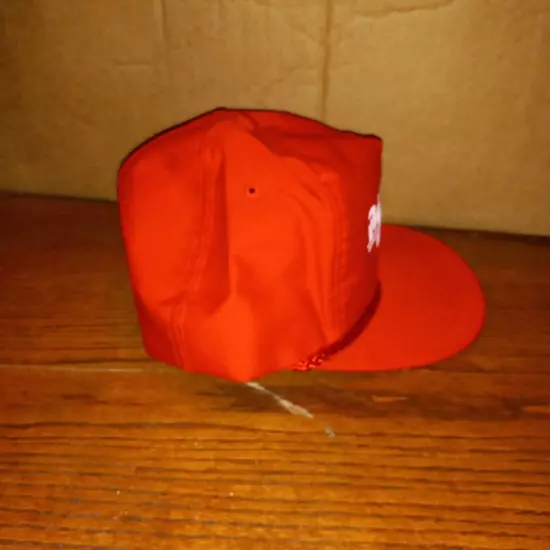 Vintage Ferguson's Litchfield Cars Trucker Red White Snapback Adjustable