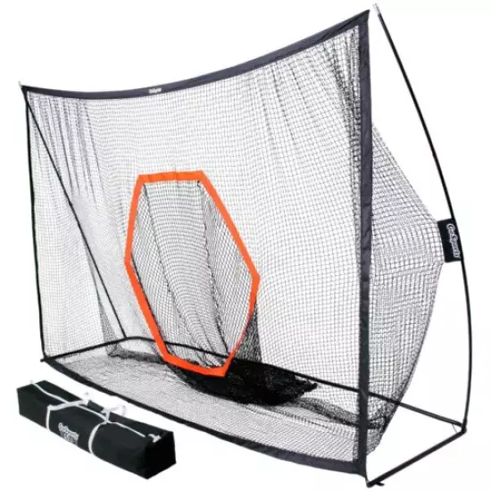 GoSports PRO Golf Practice Hitting Net - Huge 10'x7' Size - Personal Driving Ran