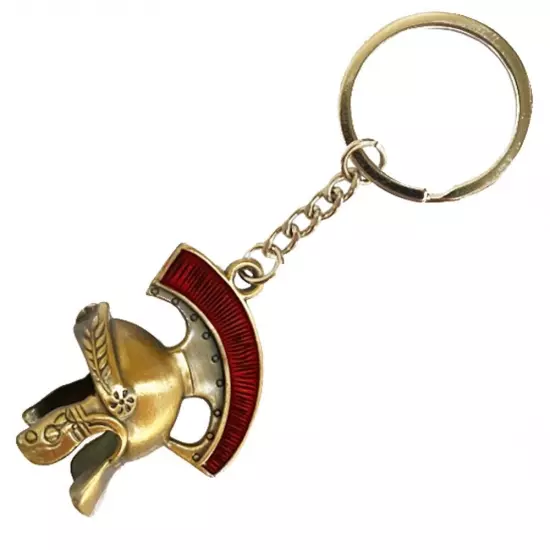 Gladiator Helmet Keychain Roman Helmet Keyring Rome Soldier Helmet Keychain