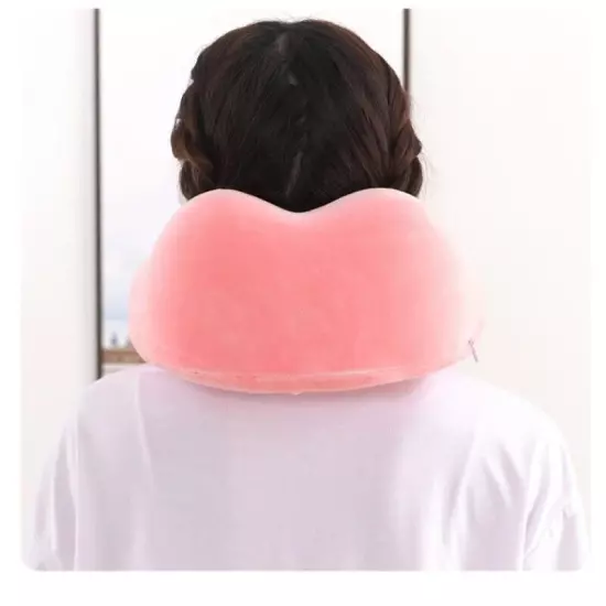 U Shaped Memory Foam Neck Pillows Soft Slow Rebound Space Travel Pillow Massage