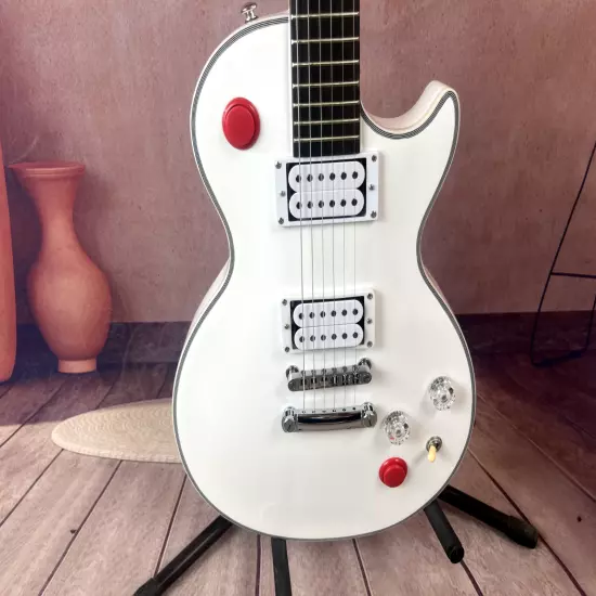 Buckethead Signature LP Electric Guitar Alpine White 2010 Silent Switch 24 frets