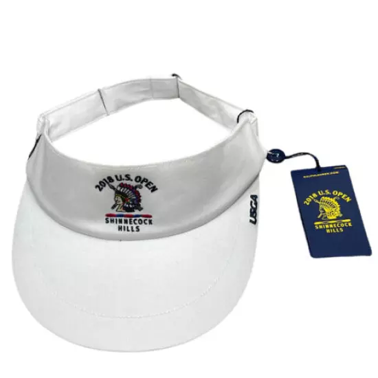 US Open 2018 Shinnecock Hills USGA Women's Golf Visor Polo Golf Tags