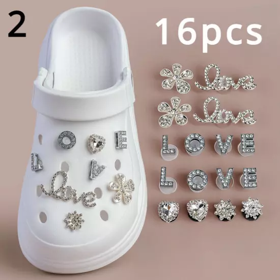 Pearl Shoes Flower Buckle for Crocs Shoes Accessories Detachable DIY Decoration