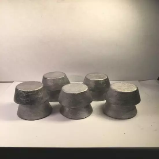 15+ Pounds of Pure Lead Ingots...Cleaned and Fluxed...FREE PRIORITY SHIPPING!