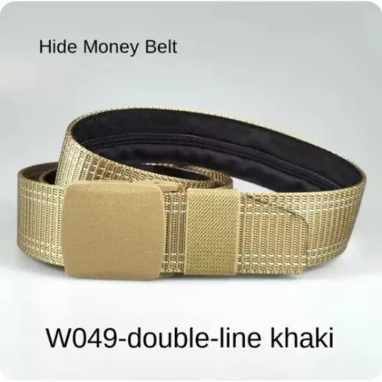 Travel Cash Anti Theft Belt Waist Bag Women Portable Hidden Money Strap Belt Wal