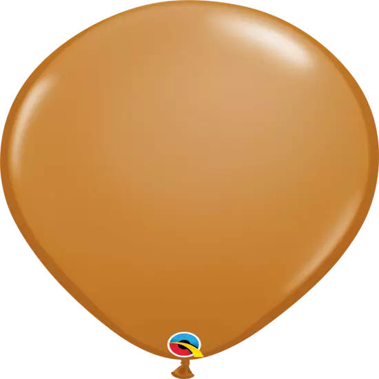 Qualatex Round Mocha Brown Latex Balloons