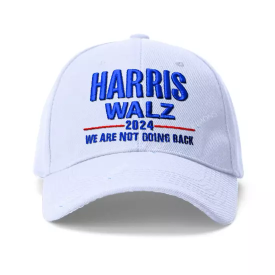 We are never going back Harris Walz 2024 Cap Baseball Hat Presidential Election