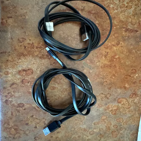 USB A & C to iPhone Charging Cables and 3.5 mm Aux to iPhone cabels. Lot of 16